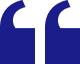Blue quotation mark on a black background.